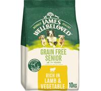 James Wellbeloved Grain Free Senior Dry Dog Food - Lamb & Veg - 10kg