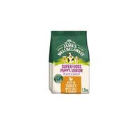 James Wellbeloved Dog Superfoods Hypoallergenic Dry Food Puppy or Junior Turkey Kale and Quinoa 1.5 kg
