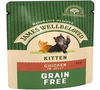 James Wellbeloved Grain Free Kitten Chicken in Jelly Pouch 12 x 85g_Case