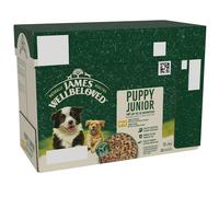 James Wellbeloved Grain Free Puppy Dog Food with Lamb and Chicken in Gravy Pouch 12 x 90 g