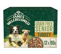 James Wellbeloved Senior Hypoallergenic Grain Free Pouches - Turkey in Gravy - 12 x 90g