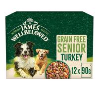 James Wellbeloved Grain Free Senior Turkey In Gravy Pouch 12 X 90G