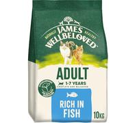 James Wellbeloved Hypoallergenic Dry Cat Food for Adult Cats Fish 10 kg