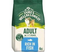 James Wellbeloved Hypoallergenic Dry Cat Food for Adult Cats Fish 4 kg