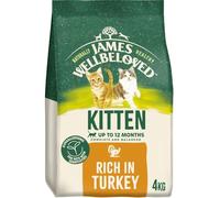 James Wellbeloved Hypoallergenic Dry Cat Food for Kitten Turkey 4 kg