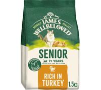 James Wellbeloved Hypoallergenic Dry Cat Food for Senior Cats Turkey 1.5 kg