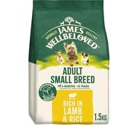 James Wellbeloved Hypoallergenic Dry Dog Food for Adult Small Breed Lamb & Rice 1.5 kg