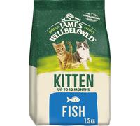 James Wellbeloved Junior Fish 1.5 kg Bag, Hypoallergenic Kitten Dry