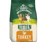 James Wellbeloved Junior Turkey 1.5 kg Bag, Hypoallergenic Kitten Dry Cat Food