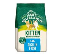 James Wellbeloved Kitten Fish & Rice Dry Cat Food - Size: 1.5kg