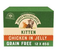 Jwb Kitten Grain Free Pouches With Chicken In Jelly 12x85g