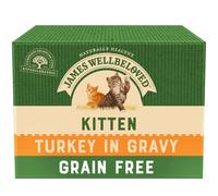 James Wellbeloved Kitten Grain Free with Turkey - Size: 12 x 85g