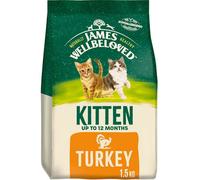 James Wellbeloved Kitten Turkey & Rice Dry Cat Food 1.5Kg