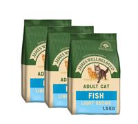 James Wellbeloved Light Adult Fish 3 x 1.5kg