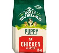 James Wellbeloved Puppy Dry Food Chicken and Rice - 15kg