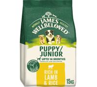 James Wellbeloved Puppy Hypoallergenic - Lamb & Rice - Economy Pack: 2 x 15kg