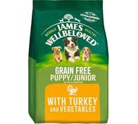 James Wellbeloved Puppy Dry Dog Food - Grain-Free Hypoallergenic Turkey & Vegetables - 1.5 kg