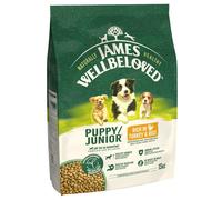 James Wellbeloved Puppy & Junior Dog Hypoallergenic Turkey & Rice - 15kg