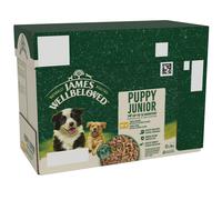 James Wellbeloved Grain Free Puppy Dog Food with Lamb and Chicken in Gravy Pouch 12 x 90 g