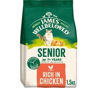 James Wellbeloved Cat Senior Hypoallergenic Dry Food Chicken 1.5 kg