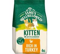 James Wellbeloved Rich in Turkey Dry Kitten Food - 4kg