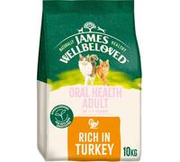 James Wellbeloved Rich in Turkey Oral Health Adult Dry Cat Food - 10kg