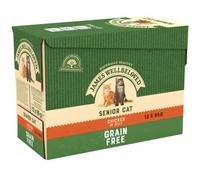 James Wellbeloved Senior Cat Grain Free Pouches in Jelly - 12 x 85g