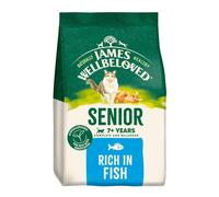 James Wellbeloved Senior Fish & Rice Dry Cat Food - Size: 4kg