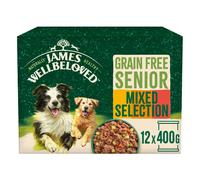 James Wellbeloved Senior Hypoallergenic Grain Free in Loaf Cans - Mixed Selection (12 x 400g)