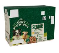 James Wellbeloved Senior Hypoallergenic Pouches - Lamb & Chicken in gravy - 12 x 90g