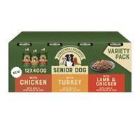 James Wellbeloved Senior in Loaf 12 Cans, Hypoallergenic Wet Dog Food, Pack of 1 (12 x 400 g)