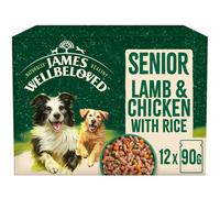 James Wellbeloved Senior Lamb & Chicken In Gravy Pouch 12 X 90G
