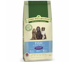 James Wellbeloved Senior Light Fish & Rice Complete Dog Food 2Kg