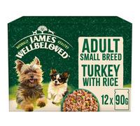 James Wellbeloved Small Dog Adult Turkey In Gravy Pouch 12 X 90G