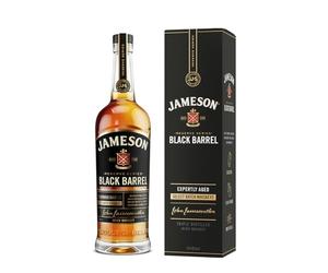 Jameson Black Barrel Blended Irish Whiskey, 40% ABV, 70cl with Gift Box | Aged up to 16 Years, Small Batch Grain & Single Pot, Sweet & Spicy Notes, Gifting, Celebrations, Crafted in Ireland