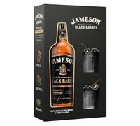 Jameson Bourbon Black Barrel Irish Whiskey Glasses Gift Set, 70 Cl (packaging may vary)