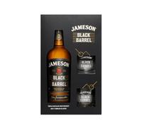 Jameson Bourbon Black Barrel Irish Whiskey Glasses Gift Set, 70 Cl (packaging may vary)