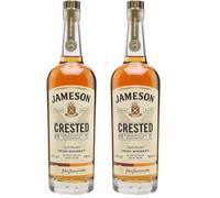 Jameson Crested Triple Distilled Irish Whiskey | 40% ABV | 70 lended Signature Grain Whiskey | Matured in Sherry Casks and Bourbon Barrels | Delicate Sherry Notes with Spicy Sweetness Undertones
