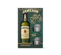 Jameson Irish Whiskey Original Blended and Triple Distilled Whiskey Glasses Gift Set, 70cl