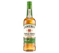 Jameson Triple Triple | Blended Irish Whiskey | Triple Distilled | Triple Cask Matured | Unique Blend of Bourbon, Sherry and Chestnut Casks | 40% ABV | 70cl | Toffee, Cocoa and Toasted Almond Notes