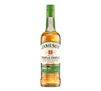 Jameson Triple Triple Irish Whiskey, 40% ABV, 70cl | Triple Distilled, Triple Cask Matured, Unique Blend of Bourbon, Sherry and Chestnut Casks, Toffee, Cocoa & Almond Notes