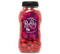 Jameson's Raspberry Ruffles Individually Wrapped Coconut Bars, 1.5kg Resealable Jar | Dark Chocolate Coated Fondant | Retro Sweet Shop Favourites for Gifting and Sharing