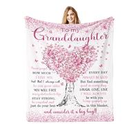 Jamfind Granddaughter Gifts from Grandma, Gift for Granddaughter, Great Granddaughters Gift, Birthday Gifts for Grand-Daughter Blanket 60"x 50", Presents from Grandpa