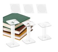 jamgeery Action Figure Display | 3-Piece Acrylic Model Risers Display Stands | Collectibles Holder Tabletop Decor for Shelf Countertop Wedding Party Kids Adults Bedroom Jewelry Toy