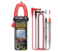 jamgeery Digital Clamp Meter,4000 Counts Contactless DC Tester - Auto-Ranging Digital Display Clamp Meter for Current Voltage Electrical Automotive Workshop Industrial Garage Home Electrician