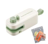 jamgeery Mini Bag Sealing Machine - Small Snack Bag Sealing Machine,Freshness Keeping Kitchen Clip USB Rechargeable for Vegetables Fruits Meat Potato Chips Fish