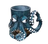jamgeery Octopus Coffee Mug, Sea Creature Octopus Mug, Art Novel Statue Cup for Milk Tea Enthusiasts Travel Christmas Festivals Birthday