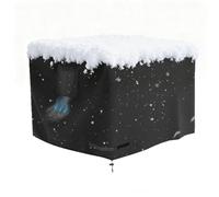jamgeery Outdoor Fire Pit Cover - 30 Inch Waterproof Heavy Duty Shield | Fire Pit Table Cover | for Patio Porch Indoor Outdoor Home Courtyard All Seasons
