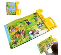 jamgeery Russian Language Learning,with Sounds Russian Learning Toys for Baby - Educational Toy Interactive Tool for Home Literature Practice Travel Kids Girls