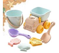 jamgeery Sand Toys | Funny Outdoor Playset with Transport Vehicle,Children Castle Building Set Sandbox Toys - for Travel Backyard Lake Shore River Bank Park Daycare Preschool